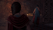 Kassandra confronting Lagos