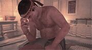 Eudoros in the bathhouse