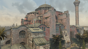 Close up of Hagia Sophia