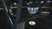 Desmond inside a stadium somewhere in Brazil.