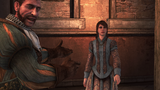 Bartolomeo introducing Pantasilea to Ezio.