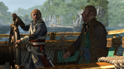 Edward and Stede aboard the Revenge
