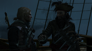 Thatch telling Edward about his plans
