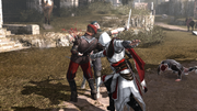 Ezio defending Vinicio