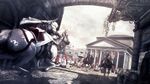 Ezio riding through the city