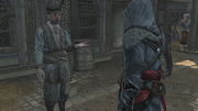Yerman challenging Ezio for a race.