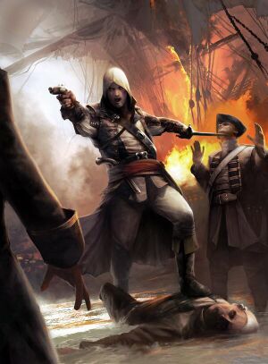 Edward Kenway in Battle - Concept Art.jpg