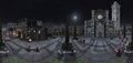 A panoramic view of the city streets.