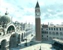 The Campanile di San Marco. The Basilica is to the left.