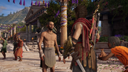 Maia stealing Kassandra's purse while she was distracted