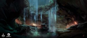 AC4 Smuggler Camp at Night - Concept Art.jpg