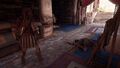 Kassandra finding the dead merchant and the note