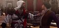 Ezio and Duccio, after their fight.