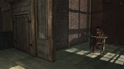 Charles alone in the Last Drink tavern