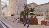 One of the priests of Anubis keeping guard to a chest in Aten