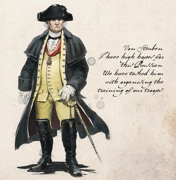 File:George Washington's notebook Friedrich Wilhelm von Steuben.jpg