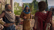 Kassandra meeting Barnabas and Herodotos at the altar