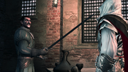 Bartolomeo and Ezio within the barracks