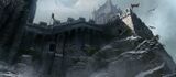 Concept art of the fortress