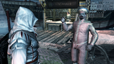 An announcer instructing Ezio.
