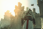 Altaïr watching the citadel