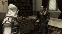 Mario conversing with Ezio