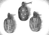 The turtle shell badges held by members of the Golden Turtles