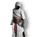 Altair's Outfit's outfit in Eivor's inventory menu