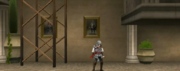 Ezio escaping the tower
