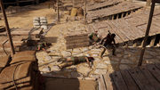 The soldiers defeated