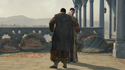 Ahmet speaking with Suleiman