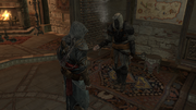 The Apprentice speaking with Ezio
