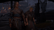 Ceolbert with his tutor Ivarr