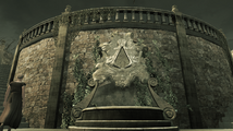 The Assassin Insignia on the walls of the villa...