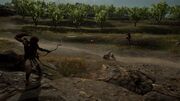 Kassandra and Roxana finishing a wolf