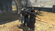 Ezio assassinating the incapacitated guards