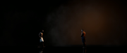 Bayek facing Eudoros in the Memory Corridor