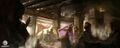 Constantinople market district concept art.