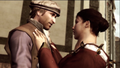 Duccio cheating on Claudia with another woman