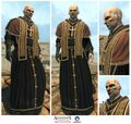 Priest in-game character model.