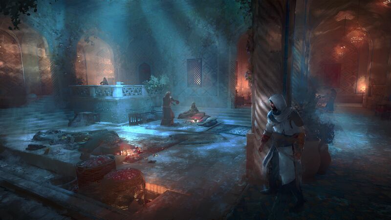 File:ACMir - Basim Courtyard - Concept Art.jpeg