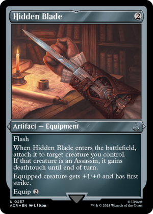 MTG ACR - 257 Hidden Blade.png