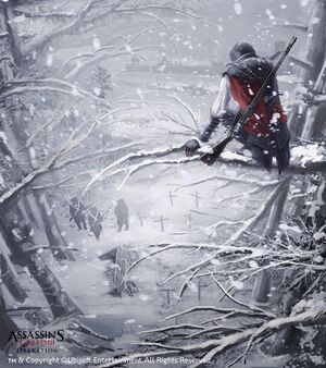 Assassin's Creed 3 Liberation,Aveline approaching the fort by EddieBennun.jpg