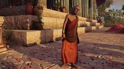 Makar outside the Temple of Zeus