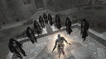 The nine copies of Al Mualim against Altaïr.