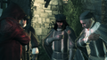 Jacopo takes the Templar pledge with Vieri, Francesco and Rodrigo.