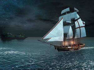 ACP HMS Drake in night.jpg
