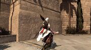Altaïr assassinating Abu'l Nuqoud.
