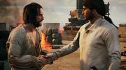 Bellec and Arno escaping from the Bastille