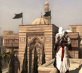 The madrasah's main gate.